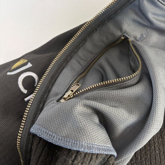 Voormi Full Zip Jacket Coat Womens L Black Pockets Wool Blend Company Logo USA - Picture 13 of 13